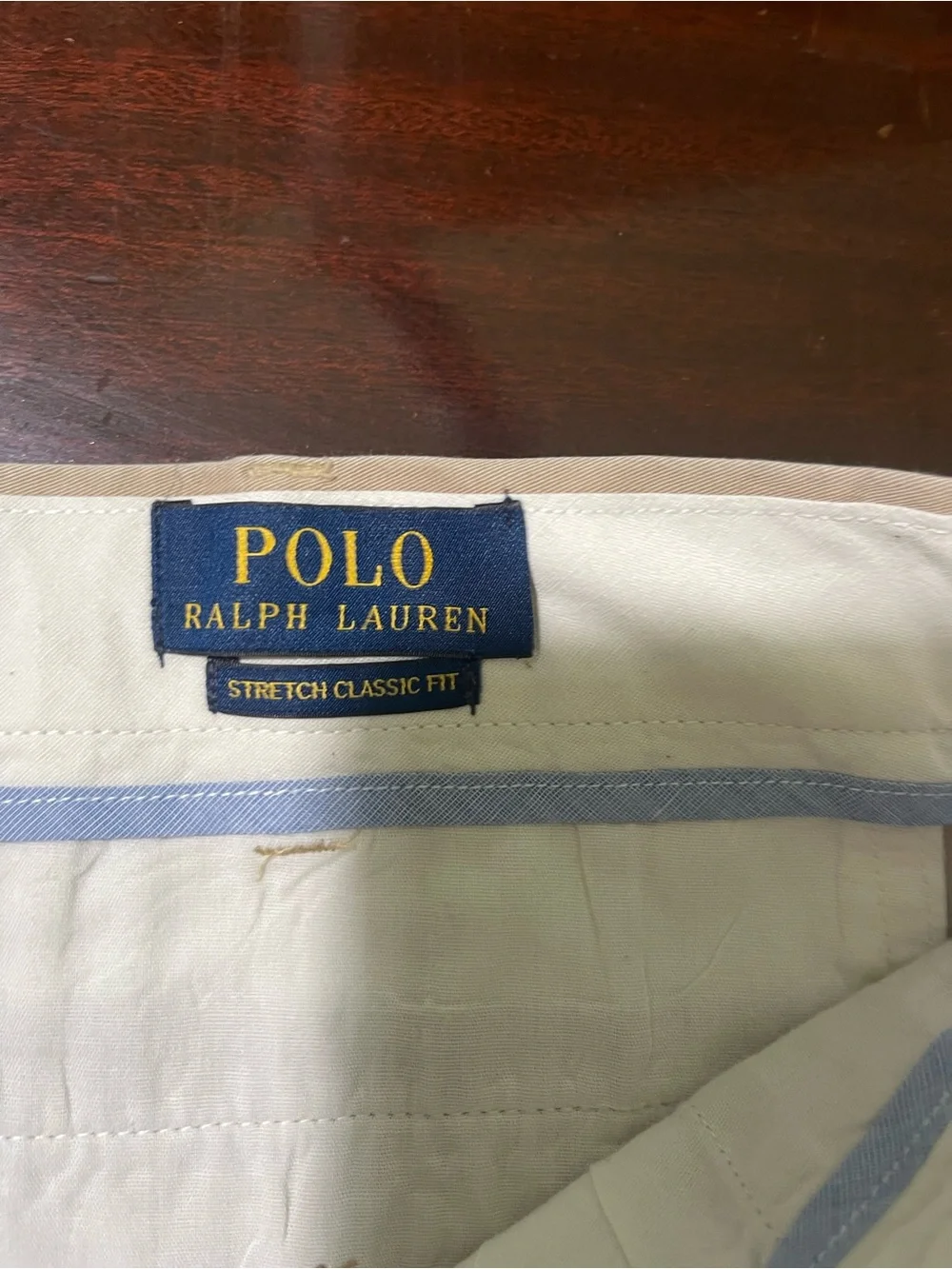 Polo by Ralph Lauren Embroidered Khaki Shorts with Dog Motifs